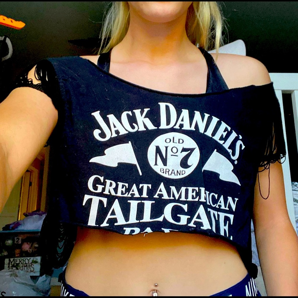Jack Daniels unique crop top-Darty ready